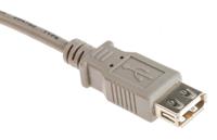 182-8830 RS PRO USB 2.0, Male USB A to Female USB A, 1m