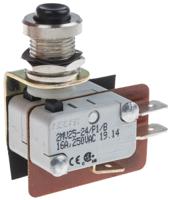 804-6247 RS PRO Button Micro Switch, Quick Connect Terminal, 16 A @ 250 V ac, DPST