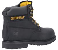 p724621 CAT P724621 Black Steel Toe Capped Unisex Safety Boots, UK 9, EU 43