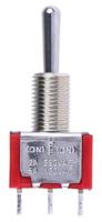 734-7123 RS PRO Toggle Switch, Panel Mount, On-Off-On, SPDT, Solder Terminal
