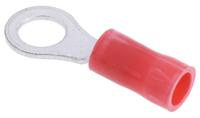 34149 TE Connectivity, PLASTI-GRIP Insulated Ring Terminal, M5 Stud Size, 0.26mm² to 1.65mm² Wire Size, Red