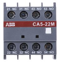1sbn010040r1122-ca5-22m ABB Auxiliary Contact, 4 Contact, 2NC + 2NO, Front Mount CA5