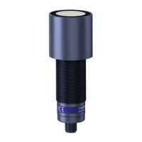xxs30p8apm12 Telemecanique Sensors Ultrasonic Threaded Barrel Proximity Sensor, M30, 8 m Detection, PNP NO/NC, 12 → 24 V dc