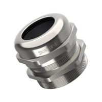 53112680 Lapp 5311 Series Silver Brass Cable Gland, M63 Thread, IP68, IP69