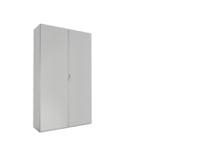 5843600 Rittal SE Series Sheet Steel Double-Door-Door Floor Standing Enclosure, Opaque Door, IP55, 2000 x 1200 x 400mm