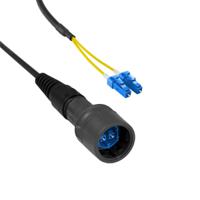 pxf6050caa Bulgin LC to LC Duplex Single Mode OS1 Fibre Optic Cable, 125μm, Yellow, 5m
