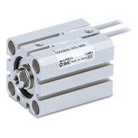 cdqsb12-100dc SMC Pneumatic Compact Cylinder - 12 mm Bore, 10 mm CQS Series, Double Acting Acting