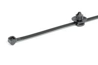 156-06200 HellermannTyton Cable Tie, 150mm x 4.6 mm, Black Nylon, Pk-500
