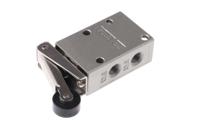 vm430-01-01 SMC Roller Lever 3/2 Pneumatic Manual Control Valve VM400 Series, Rc 1/8, 1/8in, III B