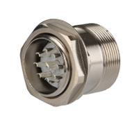 5010620200009002 Lapp, R 9 Pole Din Plug, 7.5A, 1.5 kV IP65, Screw Lock, Male, Through Hole