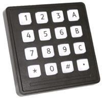 7203-16tw202 Storm IP65 16 Key Polymer Illuminated Keypad