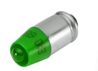 10-2j191045 EAO Green LED Indicator Lamp, 48V ac/dc, T1 3/4 MG Base, 6.1mm Diameter, 600mcd