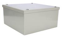 266-4957 RS PRO Grey Cold Rolled Steel Instrument Case, 200 x 200 x 100mm