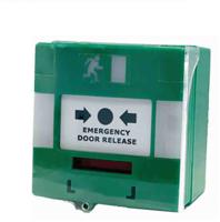 192-4550 RS PRO Green Emergency exit unlocking box, Button Operated, Resettable, 85 x 85 x 42mm, Mains-Powered