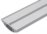 880-6865 RS PRO Grey Floor Trunking - Closed Slot, W50 mm x D9.8mm, L1m, Aluminium Alloy (Lid), PVC (Base)