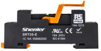 144-1610 RS PRO 5 Pin 300V DIN Rail Relay Socket, for use with RFT Interface Relay