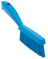 41953 Vikan Extra Hard Bristle Blue Scrubbing Brush, 33mm bristle length, PET bristle material