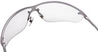 silpsi Bolle Safety SILIUM Anti-Mist UV Safety Glasses, Clear PC Lens, Vented