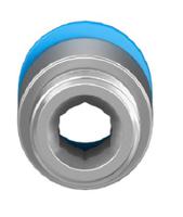 qsm-m7-6-i Festo QS Series Straight Threaded Adaptor, M7 Male to Push In 6 mm, Threaded-to-Tube Connection Style, 153321