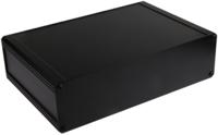 188-1267 RS PRO Black Extruded Aluminium Heat Sink Case, IP40, Black Lid, 200 x 300 x 86mm