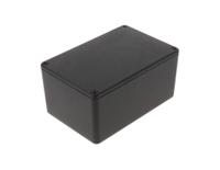 1590tbk Hammond 1590 Series Black Die Cast Aluminium Enclosure, IP54, Black Lid, 120 x 80 x 59mm