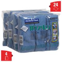 8395 WYPALL WypAll®  Microfibres Blue Cloths for Industrial Cleaning, Dry Use, Box of 6, 400 x 400mm, Repeat Use