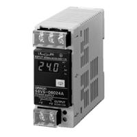 s8vs-06024a Omron S8VS Switched Mode DIN Rail Power Supply, 100 → 240V ac Input, 24V dc dc Output, 2.5A Output, 60W