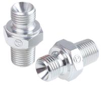 4-4f3mk4s Parker Hydraulic Straight Threaded Adaptor G 1/4 to R 1/4 Male, 4-4F3MK4S