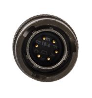 pt06a-10-6p Amphenol Socapex, PT, Copper Alloy 6 Way Cable Mount MIL Spec Circular Connector PlugGreen, Pin Contacts,Shell Size 10,