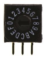 drd16rae04 TE Connectivity 16 Way Through Hole DIP Switch 16P, Rotary Flush Actuator