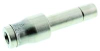 3668-06-04 Legris LF3600 Series Straight Threaded Adaptor, Push In 6 mm to Push In 4 mm, Threaded-to-Tube Connection Style