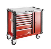 jett7m3apf Facom 7 Drawer Aluminium Wheeled Tool Cabinet