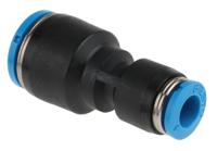 qs-10-6 Festo QS Series Reducer Nipple, Push In 10 mm to Push In 6 mm, Tube-to-Tube Connection Style, 130607