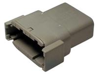 dtm04-12pa Deutsch, DTM Automotive Connector Socket Grey 12 Way DTM04-12PA