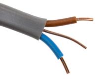 20197117 Prysmian Twin & Earth 2.5 mm² 2+E Core Power Cable, Grey PVC, 10m