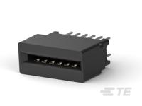 7-5530843-6 TE Connectivity L Series Female Edge Connector, Through Hole Mount, 12-Contacts, 2.54mm Pitch, 2-Row, Solder Termination