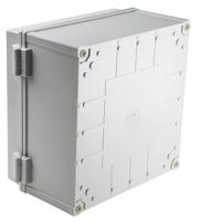 cab-pc-303018-g-cabinet Fibox CAB PC Series Polycarbonate Wall Box, IP65, 300 mm x 300 mm x 180mm