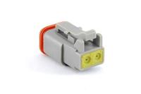 at06-2s-rd01 Amphenol Industrial, AT Automotive Connector Plug Grey Cable Mount 2 Way, Crimp Termination AT06-2S-RD01