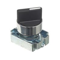 205-2367 RS PRO 2 Position Selector Switch Head, 22mm Cutout, Black Handle