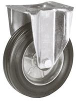 12458 LAG Fixed Castor Wheel, 80kg Capacity, 100mm Wheel
