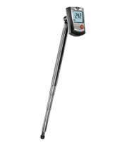 0560-4053 Testo 405 NTC, Thermal Anemometer, 10m/s Max, Measures Air Velocity, Temperature, Volume Air Flow