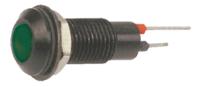 612-324-21 Marl Green Panel Mount Indicator, 12V dc, 6.4mm Mounting Hole Size