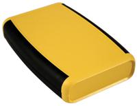 1553dylbkbat Hammond 1553 Series Yellow ABS Handheld Enclosure, Integral Battery Compartment, IP54, 147 x 89 x 25mm