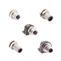 851-004-103r004 Norcomp Circular Connector, 4 Contacts, Panel, M5 Connector, Plug, Male, IP68, IP67, M5 Series