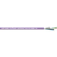 2170220 Lapp UNITRONIC BUS PB Data Cable, 2 Cores, 0.64 mm² CSA 19 AWG, Screened, 100 m, Purple Polyvinyl Chloride Sheath