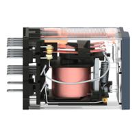 rxm4ab3bd Schneider Electric Plug In Power Relay, 24V dc Coil, 8A Switching Current, 4PDT