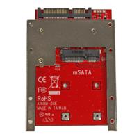 sat32msat257 StarTech.com port mSATA mSATA SSD to 2.5 SATA Adapter