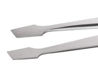 127sa1 ideal-tek 105 mm, Carbon Steel, Flat; Spatula; Square, Tweezers