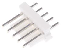 640454-5 TE Connectivity MTA-100 Series Straight Through Hole Pin Header, 5 Contact(s), 2.54 mm Pitch, 1 Row, Unshrouded