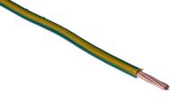 836-0919 RS PRO Green/Yellow 6mm² Hook Up Wire, 10 AWG, 7/1.03 mm, 100m, PVC Insulation